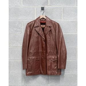 Vintage Deerskin Leather Jacket - 42R (L)
